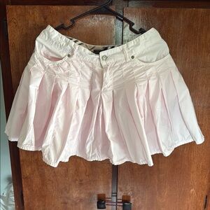 Burberry  London Pink Pleated Mini Skirt
